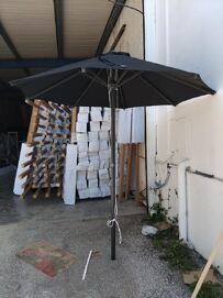 ΟΜΠΡΕΛΑ ALU Φ.230 ΓΚΡΙ-ΑΝΘΡΑΚΙ